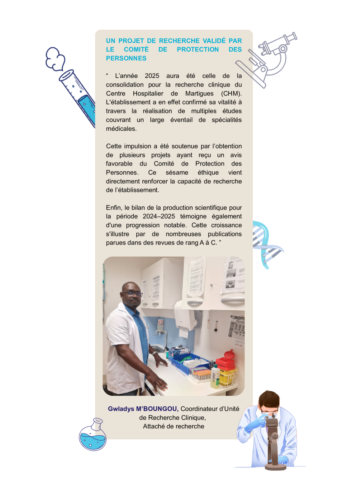 recherche-ch recherche et innovation - CH Martigues